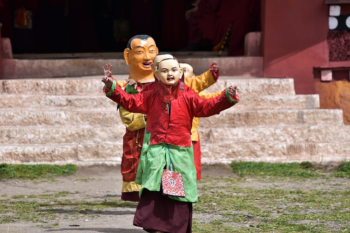 Huiyuan Temple Mask Dance Festival | Foto de Liu Bin